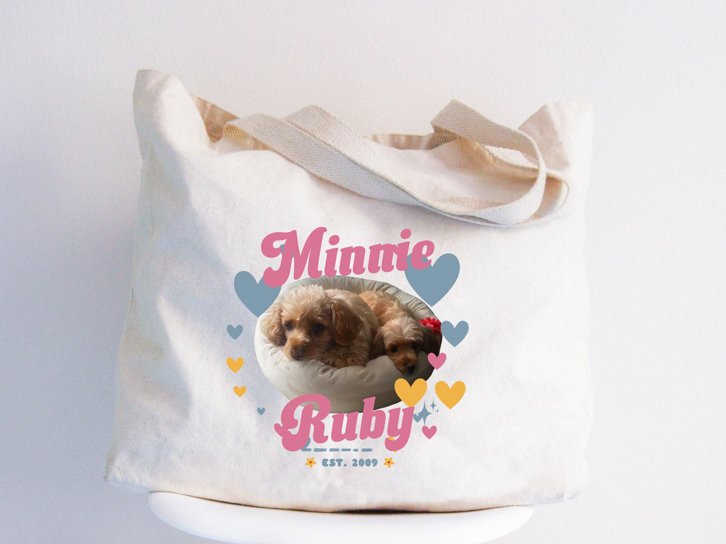 Custom Pet Tote Bag Lovely Style