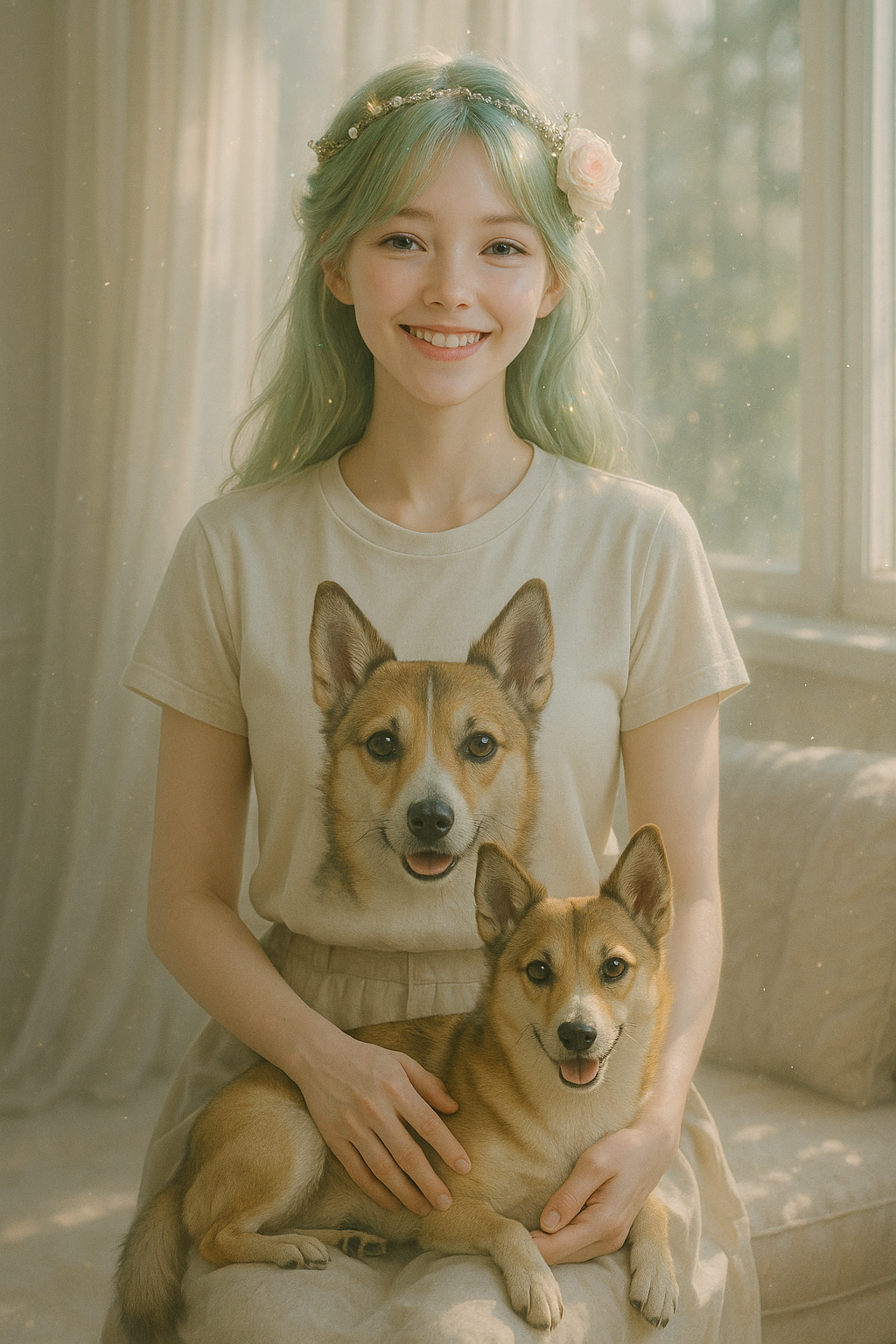 Hyper-Realistic Pet Portrait Apparel – Tee, Crewneck, Hoodie