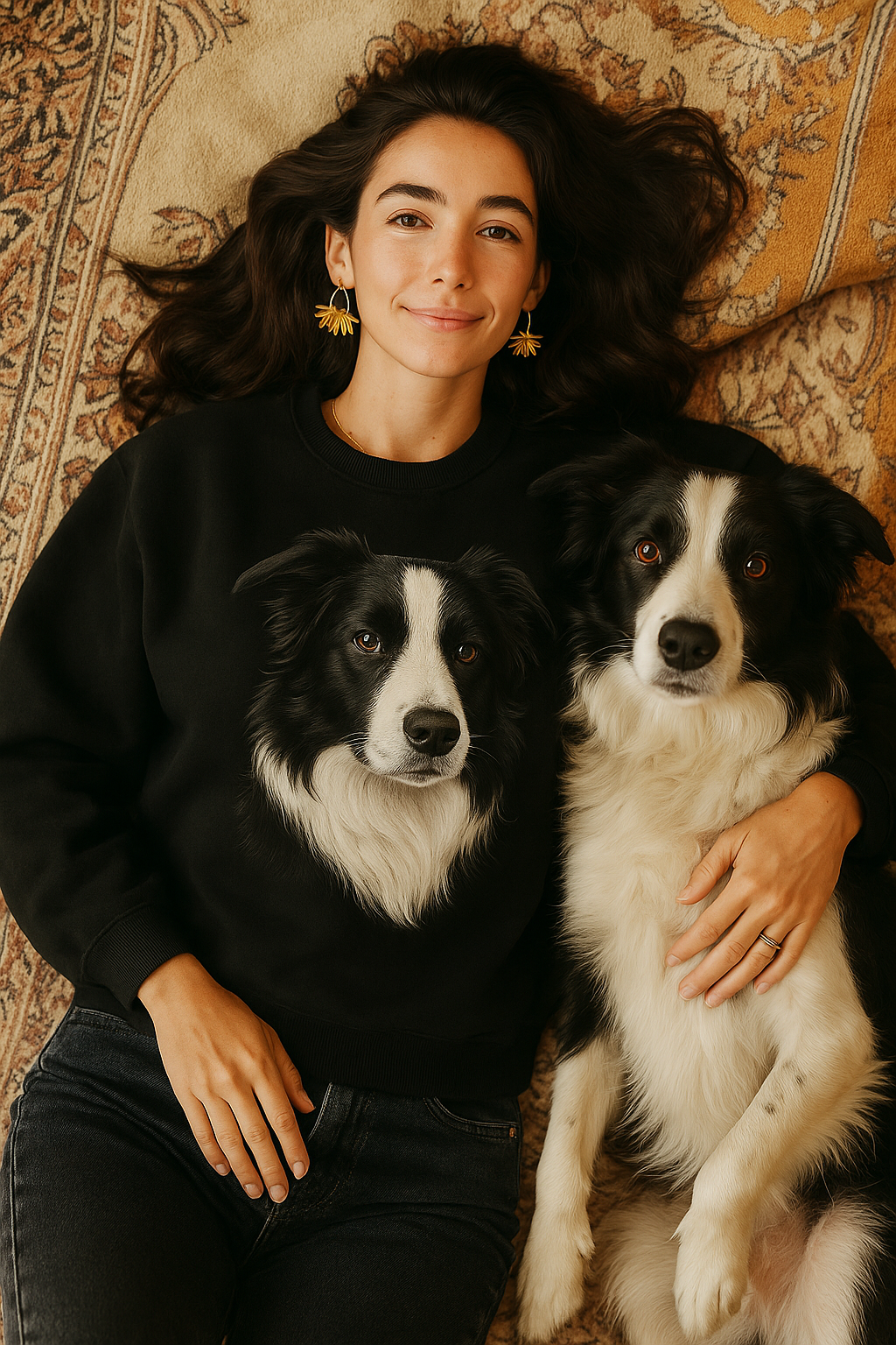 Hyper-Realistic Pet Portrait Apparel – Tee, Crewneck, Hoodie