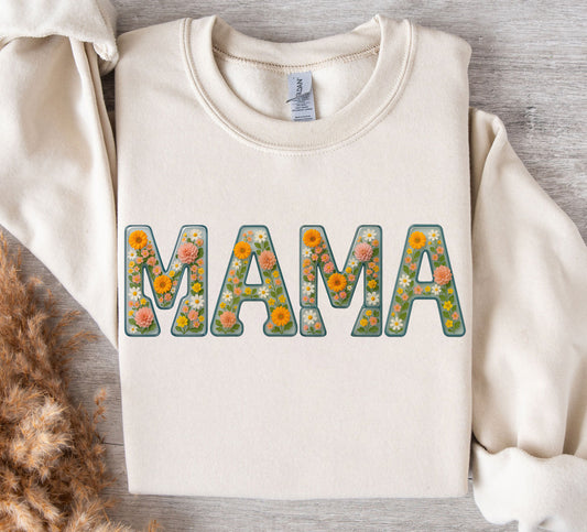 Floral Glass Mama Instant Digital Download